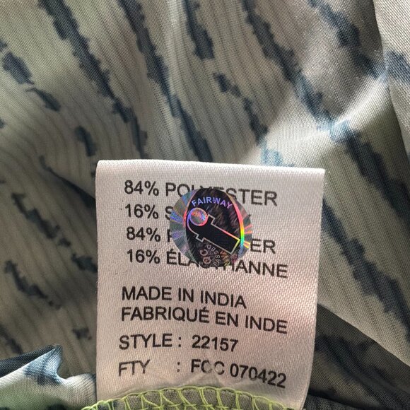 Jamie Sadock Sunsense long sleeve quarter zip women's golf shirt size medium - Picture 9 of 9